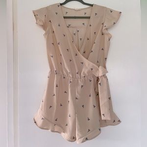 E M Sailboat Romper - Size M - Anthropologie Summer